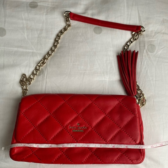 Kate Spade Red Shoulder Handbag - Picture 3 of 14